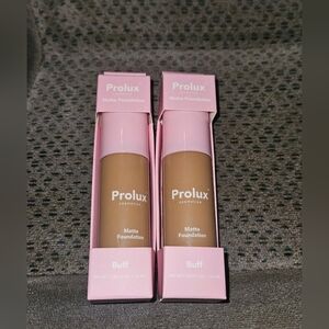 2 x Prolux Cosmetics Matte Foundation In Buff 1.35fl Oz BNIB